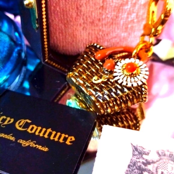 Juicy CORAL Precious Summer Picnic Straw Charm Never Removed ๐ NWT - Picture 4 of 6